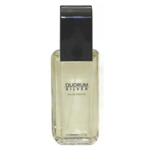 Antonio Puig Quorum Silver Eau de Toilette for Men – 3.4 oz