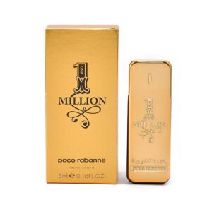Rabanne 1 Million Eau de Toilette for Men, 0.17 oz / 5 ml