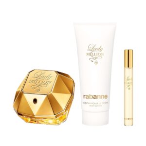 Rabanne Lady Million Eau de Parfum for Women, 3 Piece Gift Set - v2