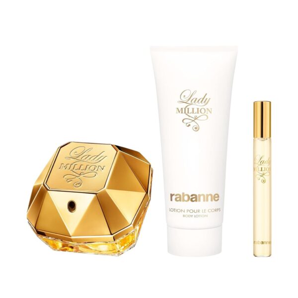 Rabanne Lady Million , 3 piece v2 Eau de Parfum for Women – 3 piece gift set - v2