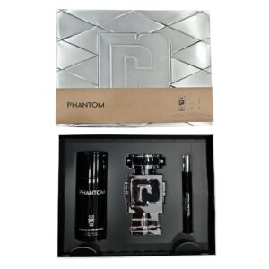 Rabanne Phantom Eau de Toilette for Men, 3 Piece Gift Set - v2