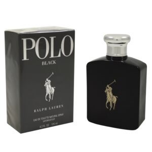 Ralph Lauren Polo Black Eau de Toilette for Men – 4.2 oz