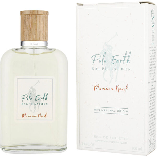 Ralph Lauren Polo Earth Moroccan Neroli Eau de Toilette for Unisex – 3.4 oz