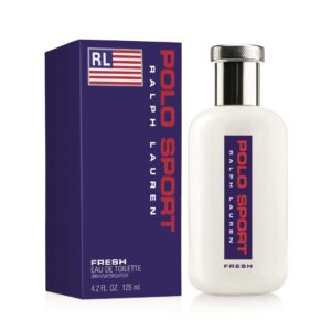 Ralph Lauren Polo Sport Fresh Eau de Toilette for Men – 4.2 oz