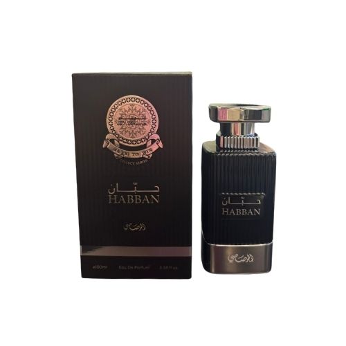 Rasasi Al Wisam Habban Eau de Parfum for Men – 3.38 oz