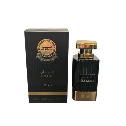 Rasasi Al Wisam Hayan Eau de Parfum for Men – 3.38 oz