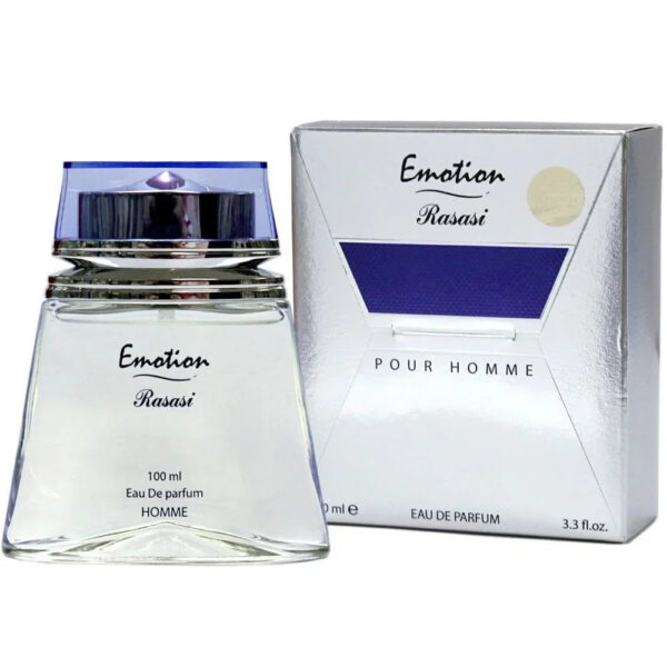 Rasasi Emotion Homme Eau de Parfum for Men – 3.3 oz