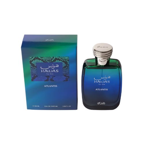Rasasi Hawas Atlantis Eau de Parfum for Men – 3.38 oz