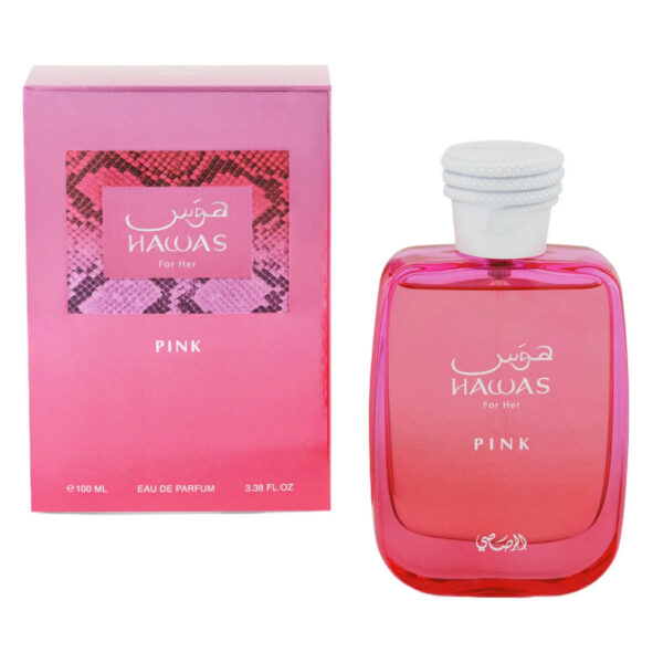 Rasasi Hawas Pink Eau de Parfum for Women – 3.38 oz