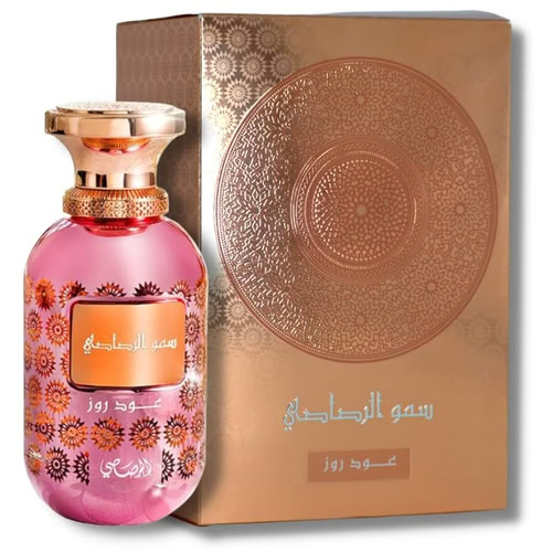 Rasasi Somow Al Rasasi Lamaan Collection Oud Rose Perfume for Women - Eau de Parfum Spray 3.38 oz
