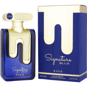 Rave Signature Blue Eau de Parfum for Unisex – 3.4 oz