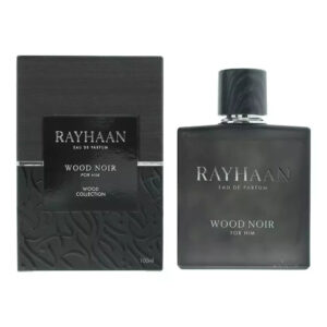 Rayhaan Perfumes Wood Noir Eau de Parfum for Men – 3.4 oz