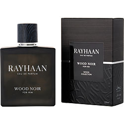 Rayhaan Wood Noir by Rayhaan EAU DE PARFUM SPRAY 3.4 OZ for MEN