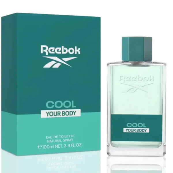 Reebok Cool Your Body Eau de Toilette for Men – 3.4 oz