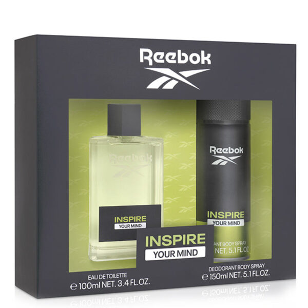 Reebok Inspire Your Mind 2 piece v2 Eau de Toilette for Men – 2 piece gift set - v2