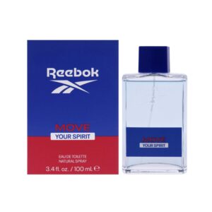 Reebok Move Your Spirit Eau de Toilette for Men – 3.4 oz