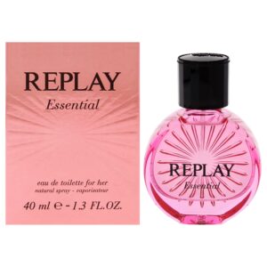 Replay Essential Eau de Toilette for Women – 1.3 oz