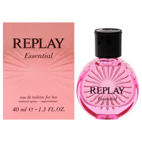 Replay Essential Eau de Toilette for Women – 1.3 oz