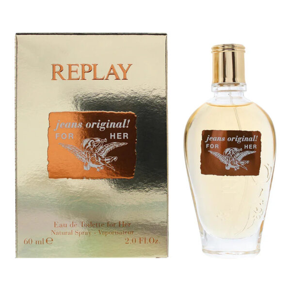 Replay Jeans Original Eau de Toilette for Women – 2 oz
