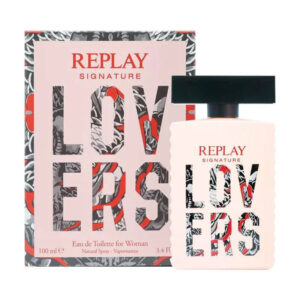 Replay Signature Lovers Eau de Toilette for Women – 3.4 oz