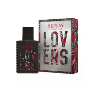 Replay Signature Lovers Eau de Toilette for Men – 3.4 oz