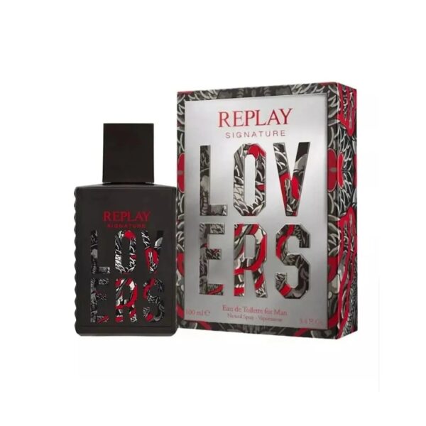 Replay Signature Lovers Eau de Toilette for Men – 3.4 oz