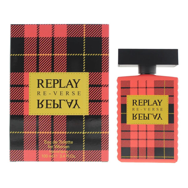 Replay Signature Reverse For Woman Eau de Toilette for Women – 3.4 oz