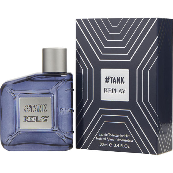 Replay #Tank Eau de Toilette for Men – 3.4 oz