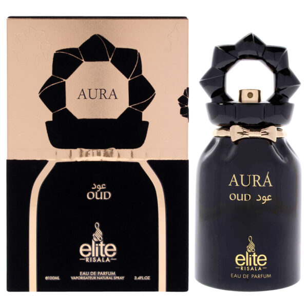 Risala Elite Aura Oud Eau de Parfum for Unisex – 3.4 oz