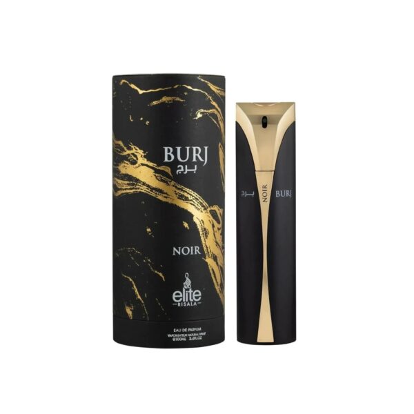 Risala Burj Noir Elite Eau de Parfum for Unisex – 3.4 oz