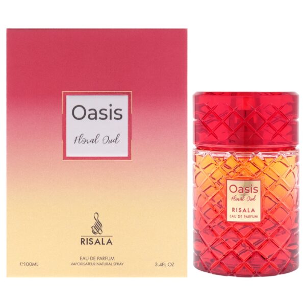 Risala Oasis Floral Oud Eau de Parfum for Unisex – 3.4 oz