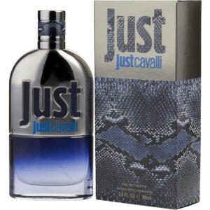 Roberto Cavalli Just Cavalli New Eau de Toilette for Men – 3 oz