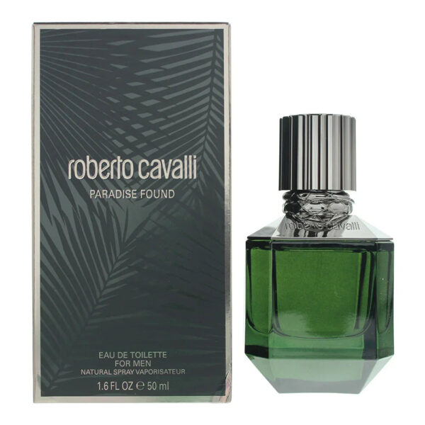 Roberto Cavalli Paradise Found Eau de Toilette for Men – 1.6 oz