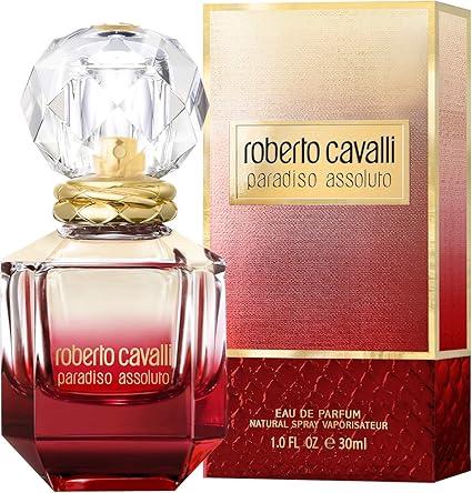 Roberto Cavalli Paradiso Assoluto Eau de Parfum for Women – 1 oz