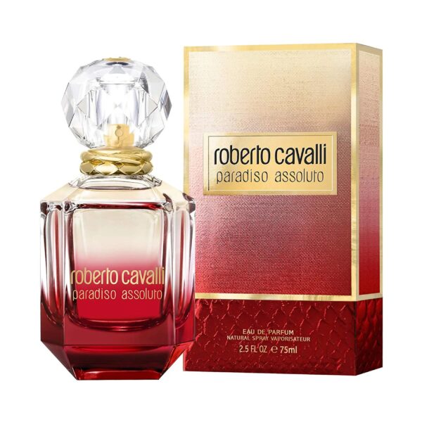 Roberto Cavalli Paradiso Assoluto Eau de Parfum for Women – 2.5 oz