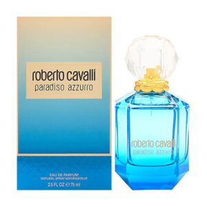 Roberto Cavalli Paradiso Azzurro Eau de Parfum for Women – 2.5 oz