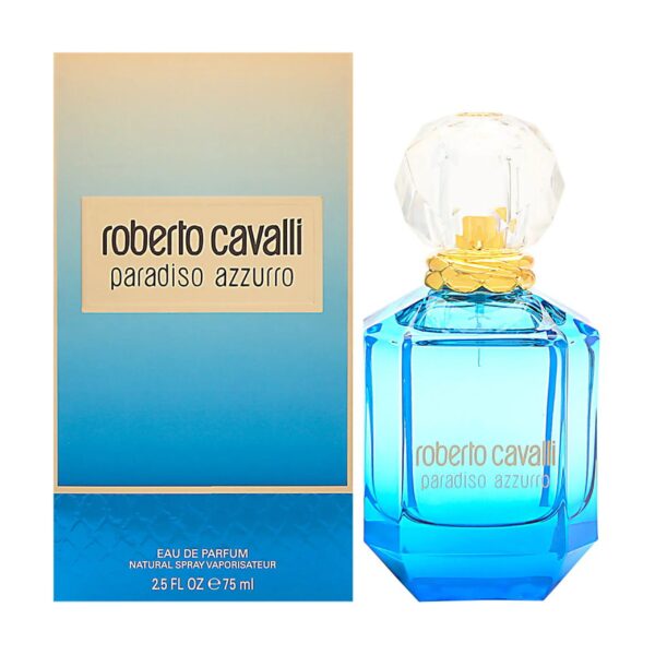 Roberto Cavalli Paradiso Azzurro Eau de Parfum for Women – 2.5 oz