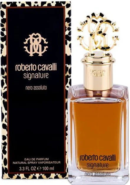 Roberto Cavalli Signature Nero Assoluto Eau de Parfum for Women – 3.4 oz