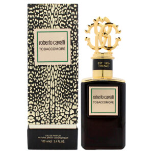 Roberto Cavalli Tobaccomore Eau de Parfum for Unisex – 3.4 oz