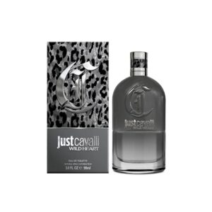 Roberto Cavalli Just Cavalli Wild Heart Eau de Toilette for Men – 3.0 oz
