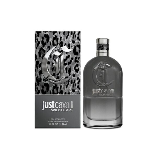 Roberto Cavalli Just Cavalli Wild Heart Eau de Toilette for Men – 3.0 oz