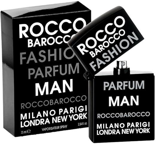 Rocco Barocco Roccobarocco Fashion Man Eau de Toilette for Men – 2.5 oz