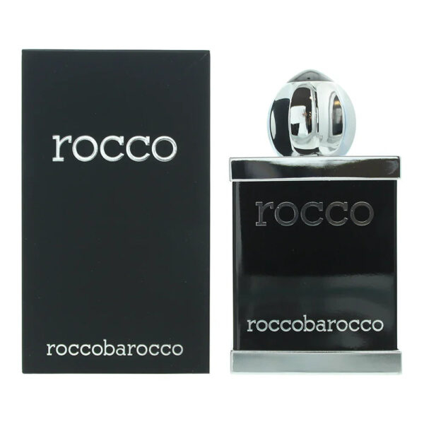 Rocco Barocco Roccobarocco Rocco Black Eau de Toilette for Men – 3.4 oz