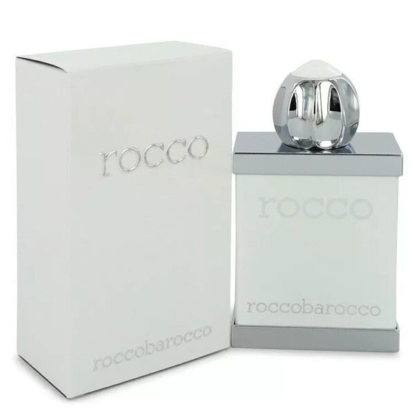 Rocco Barocco Roccobarocco Rocco White Eau de Toilette for Men – 3.4 oz