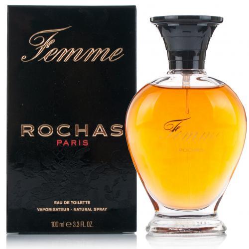 Rochas Femme Eau de Toilette for Women – 3.3 oz