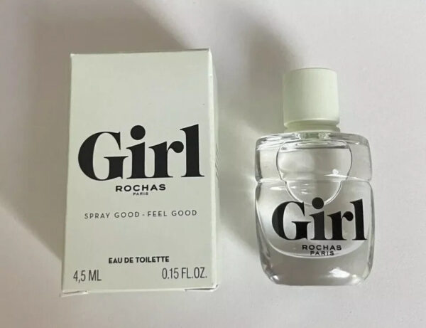 Rochas Girl Eau de Toilette for Women – 0.15 oz