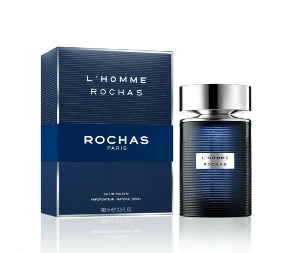 Rochas L'homme Eau de Toilette for Men – 3.3 oz