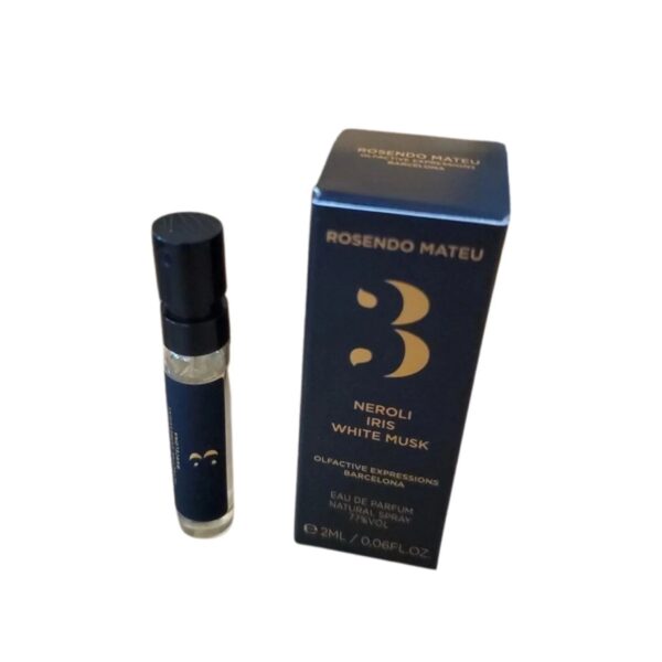 Rosendo Mateu No 3 Neroli Iris White Musk Eau de Parfum for Unisex – 0.06 oz