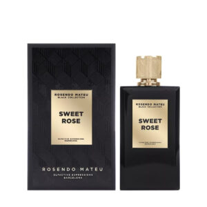 Rosendo Mateu Olfactive Expressions Barcelona Black Collection Sweet Rose Eau de Parfum for Unisex – 3.4 oz