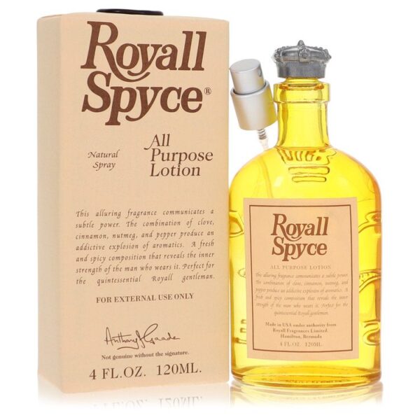 Royall Fragrances Royall Spyce All Purpose Lotion Cologne for Men – 4 oz